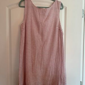 Beach Lunch Lounge Red & White Stripe dress